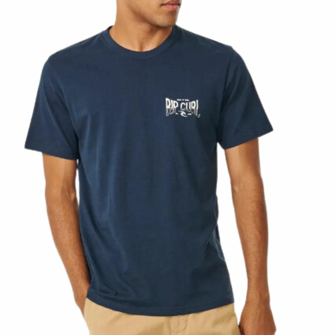 Affinity Tee Mens Tee Shirts Colour is Dark Navy