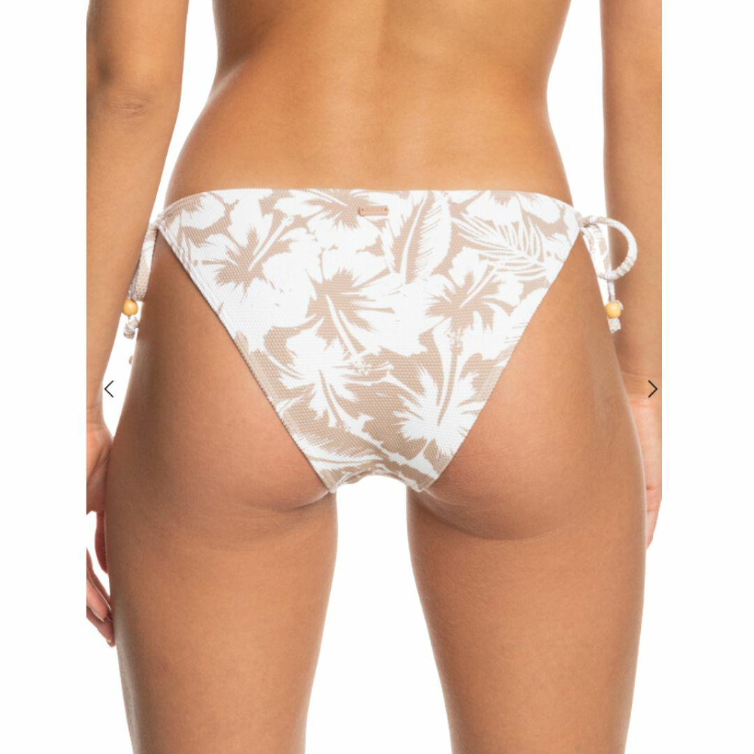 Hibiscus Moderate Womens Swim Wear Colour is Warm Taupe Happy Hib