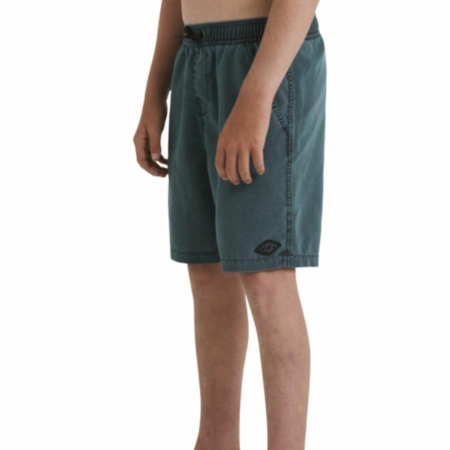 All Day Ovd Layback Boys Boardshorts Colour is Dark Forest