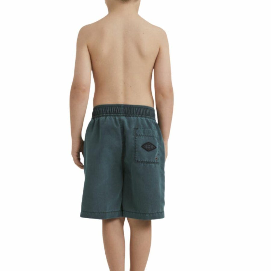All Day Ovd Layback Kids Toddlers And Groms Boardshorts Colour is Dark Forest
