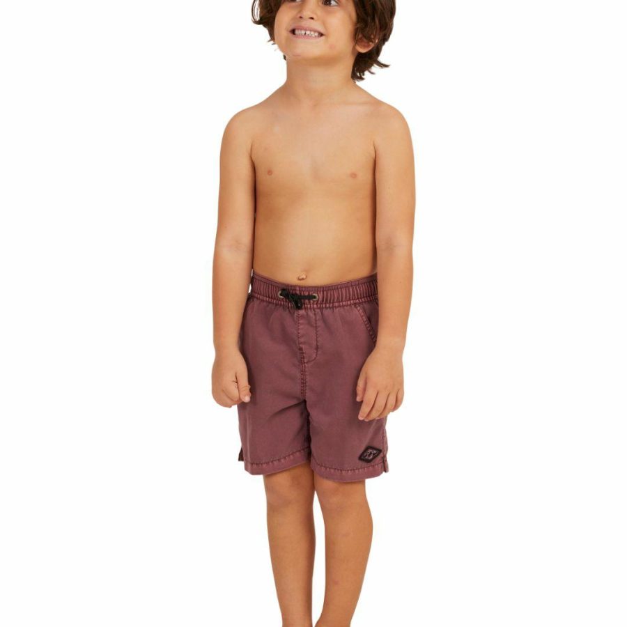 All Day Ovd Layback Kids Toddlers And Groms Boardshorts Colour is Vintage Rose