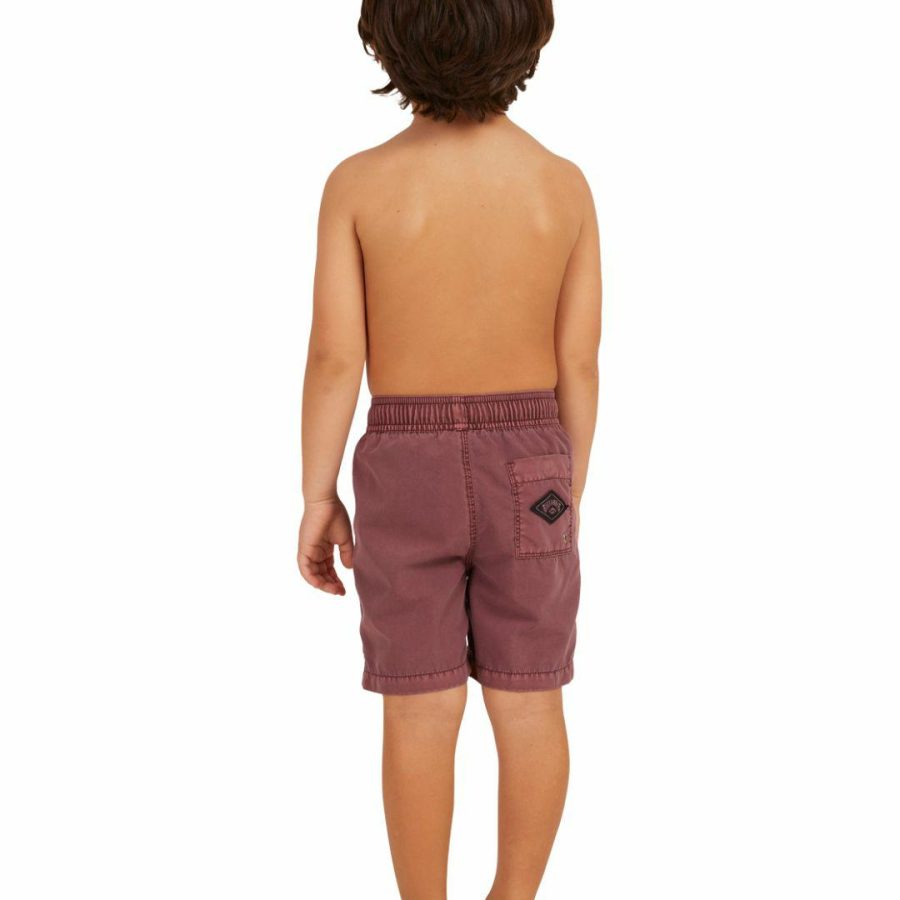 All Day Ovd Layback Kids Toddlers And Groms Boardshorts Colour is Vintage Rose