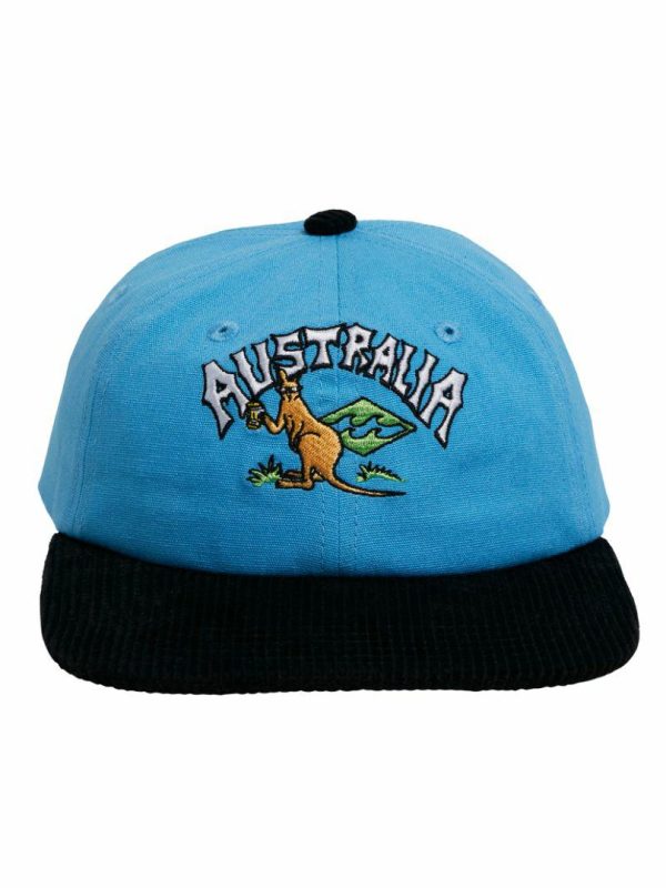 Kanga Snapback Mens Hats Caps And Beanies Colour is Powder Blue