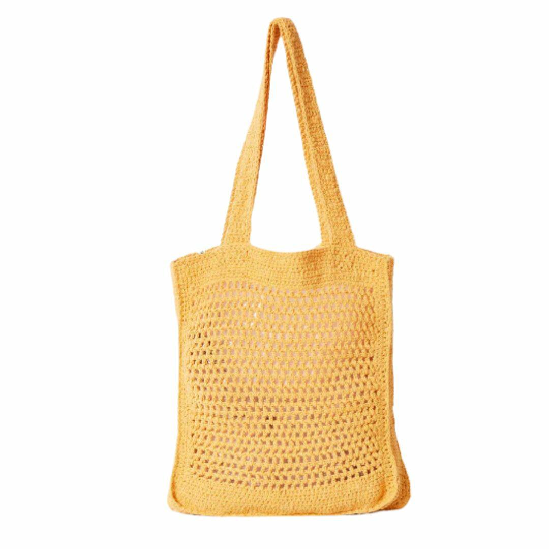 Holiday Crochet 8l Tote Womens Travel Bags And Backpacks Colour is Orange