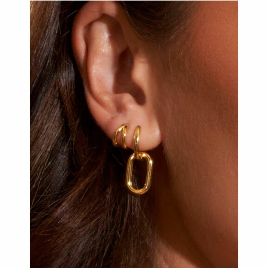 Boaz Gold Earrings Womens Fashion Accessories Colour is Gold