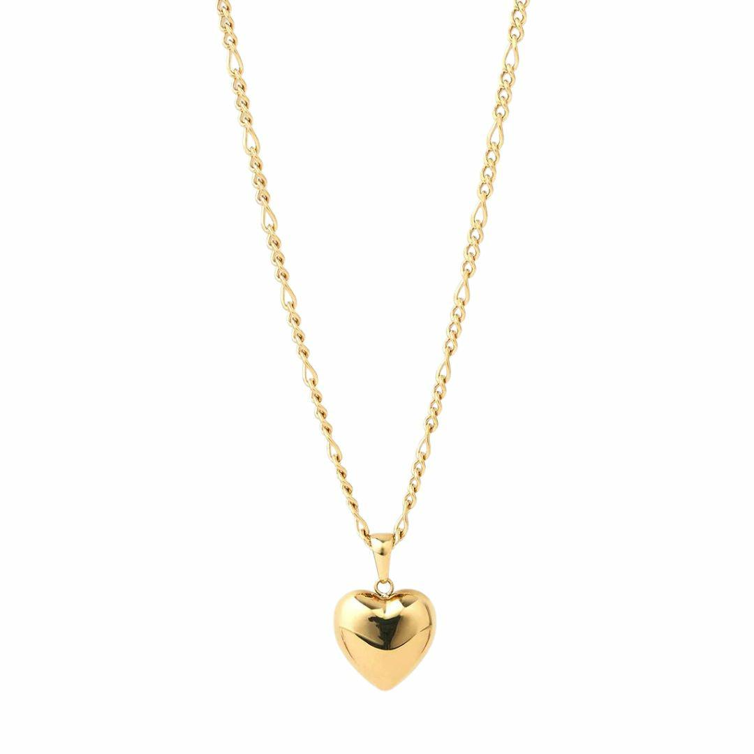 Rose Heart Necklace Womens Fashion Accessories Colour is Gold