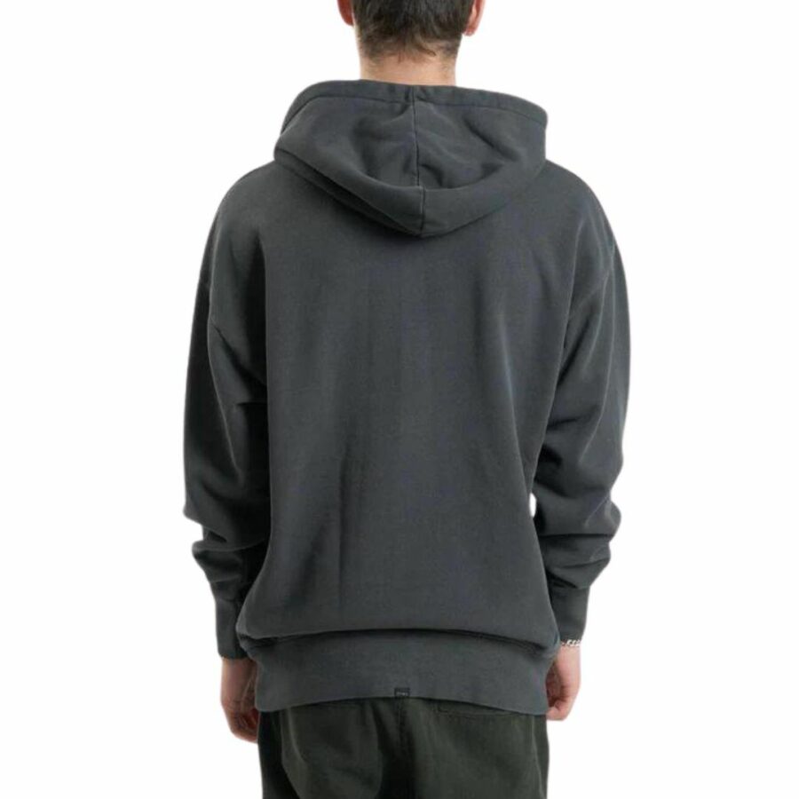 Stand Firm Slouch Hood Mens Hooded Tops And Crew Tops Colour is Merch Black
