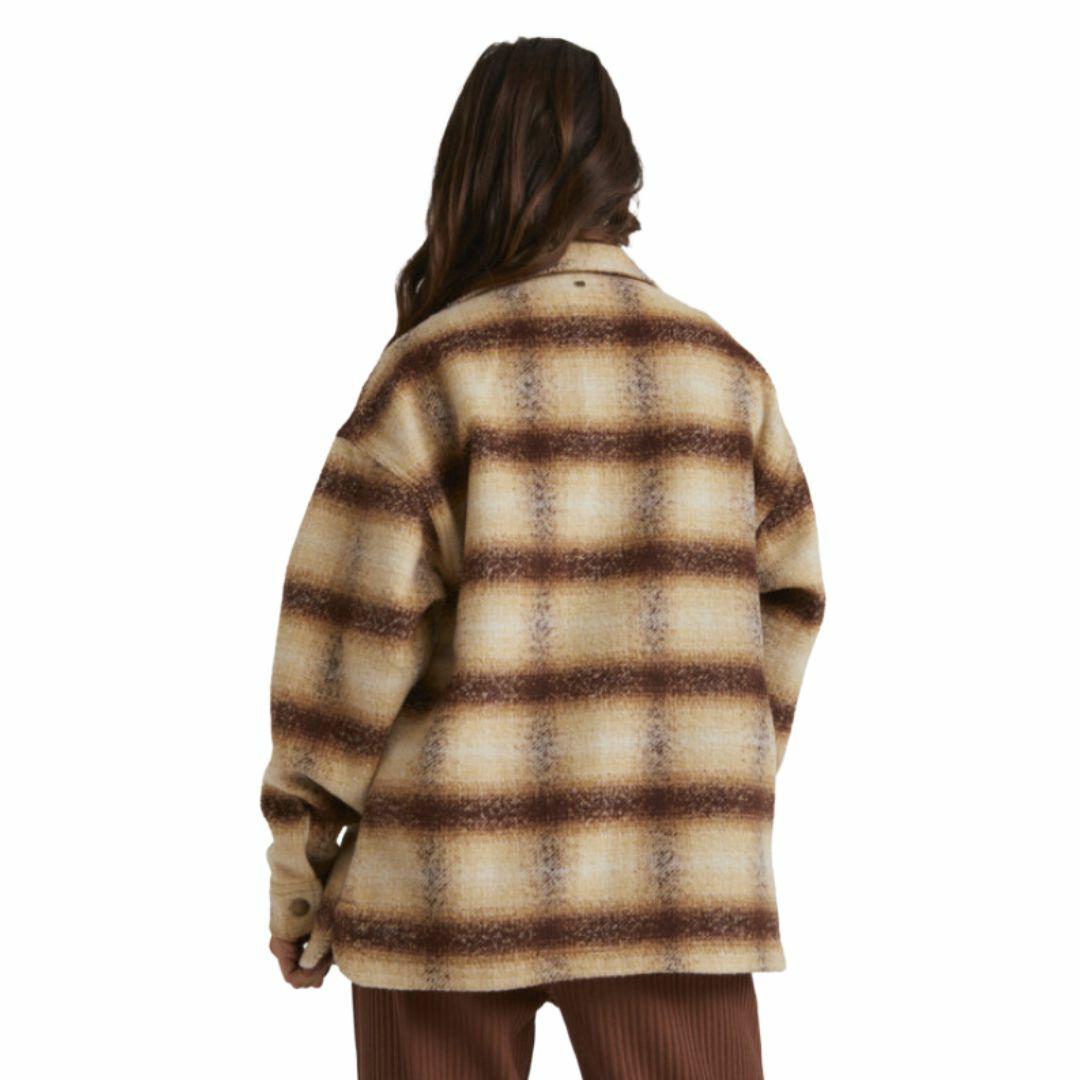 Surf Check Jacket Womens Jackets Colour is Toasted Coconut